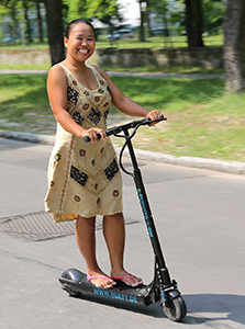 Rouler en trottinette électrique Rouler en trottinette électrique
