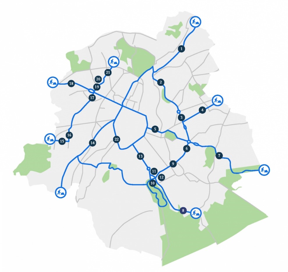 Aménagements cyclables temporaires Bruxelles