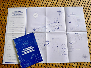 Roadbook et carte de l'échappée transwallonne