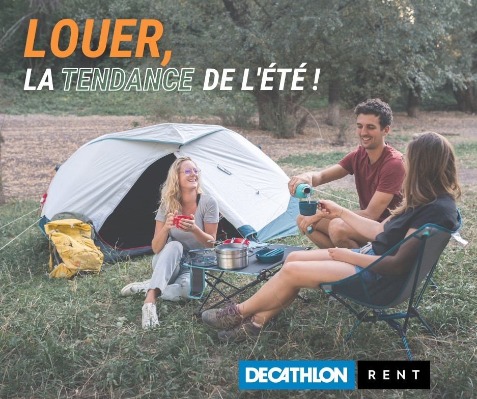 Location de matériel de camping chez Décathlon