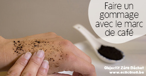 Astuce zéro déchet : utiliser du marc de café pour faire un gommage pour le corps Astuce zéro déchet : utiliser du marc de café pour faire un gommage pour le corps