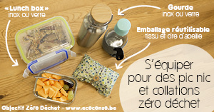 Astuce zéro déchet : s'équiper d'un kit réutilisable pour les pic nic et collations