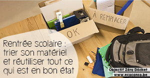 Astuce zéro déchet : réutiliser son matériel scolaire