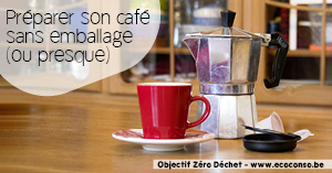 Astuce zéro déchet : préparer son café sans déchets d'emballage Astuce zéro déchet : préparer son café sans déchets d'emballage