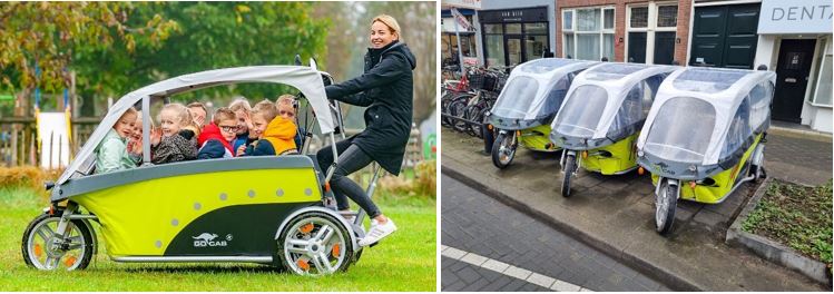 Des vélos cargo comme transport collectif pour les enfants vers l'école ?