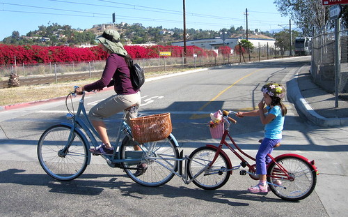 Vélo "follow me" pour les enfants