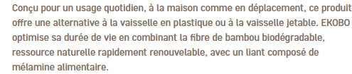 Les arguments écologique du bambou mélaminé : du greenwashing