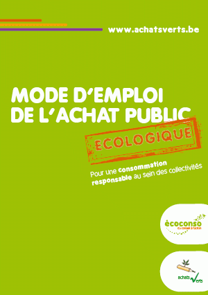 Mode d'emploi de l'achat public écologique