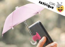Le parapluie pour smartphone